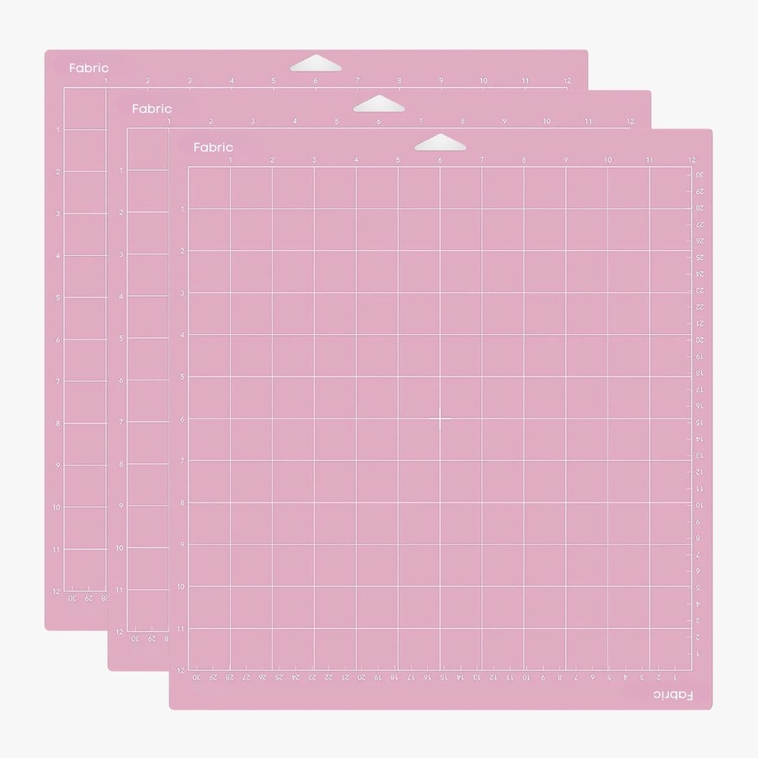 12" X 12" Fabric Grip Adhesive Cutting Mats, 3 Pack