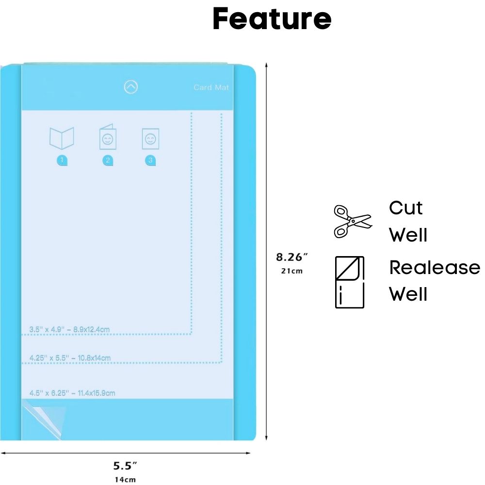 4.5" x 6.25" Card Mat For Cricut Joy ONLY