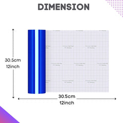 12" x 60" Adhesive Permanent Vinyl -  Metallic Foil