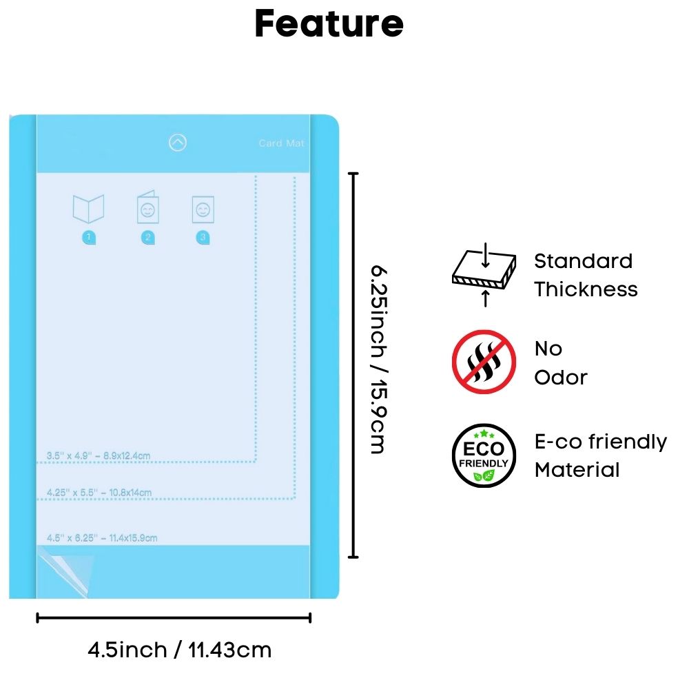 4.5" x 6.25" Card Mat For Cricut Joy ONLY