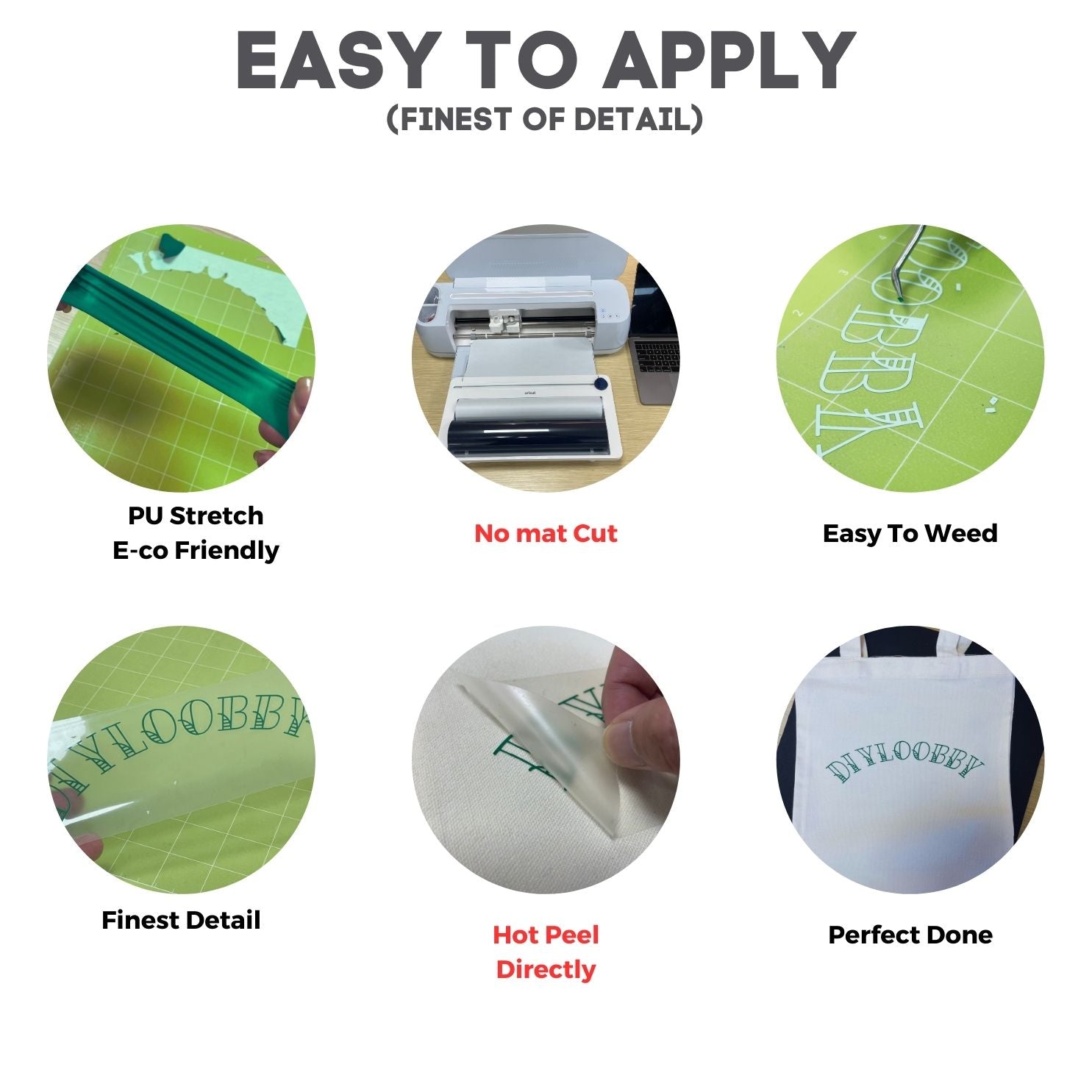 PU - Matless Iron on Vinyl - Cricut Joy Xtra ONLY