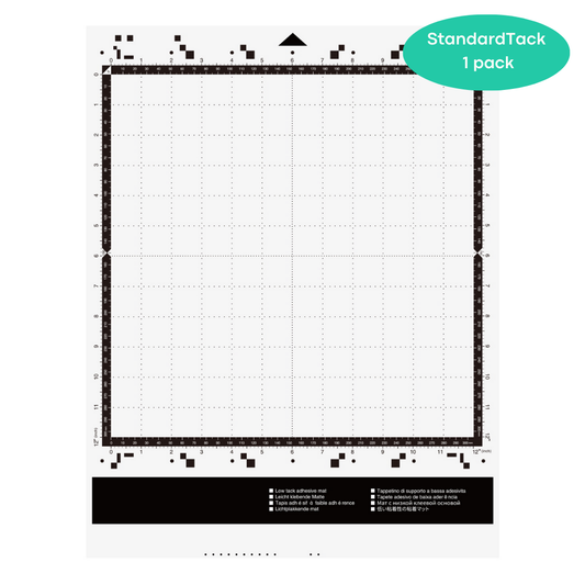 12" X 12"  Adhesive Cutting Mats For Brother ScanNCut DX  , Variety 2 Pack