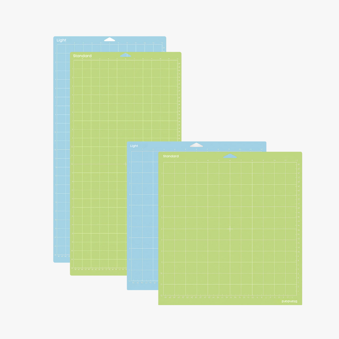 12" X 12"  12" X 24" Adhesive Cutting Mats, Variety 4 Pack