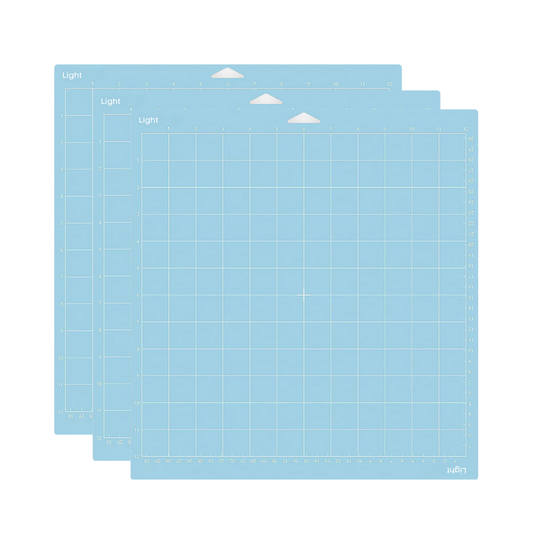 12" X 12" Light Grip Adhesive Cutting Mats, 3 Pack