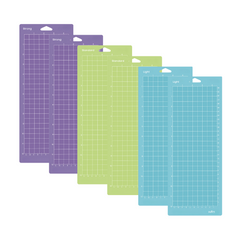 12" X 4.5" Adhesive Cutting Mats , 6 Pack Variety