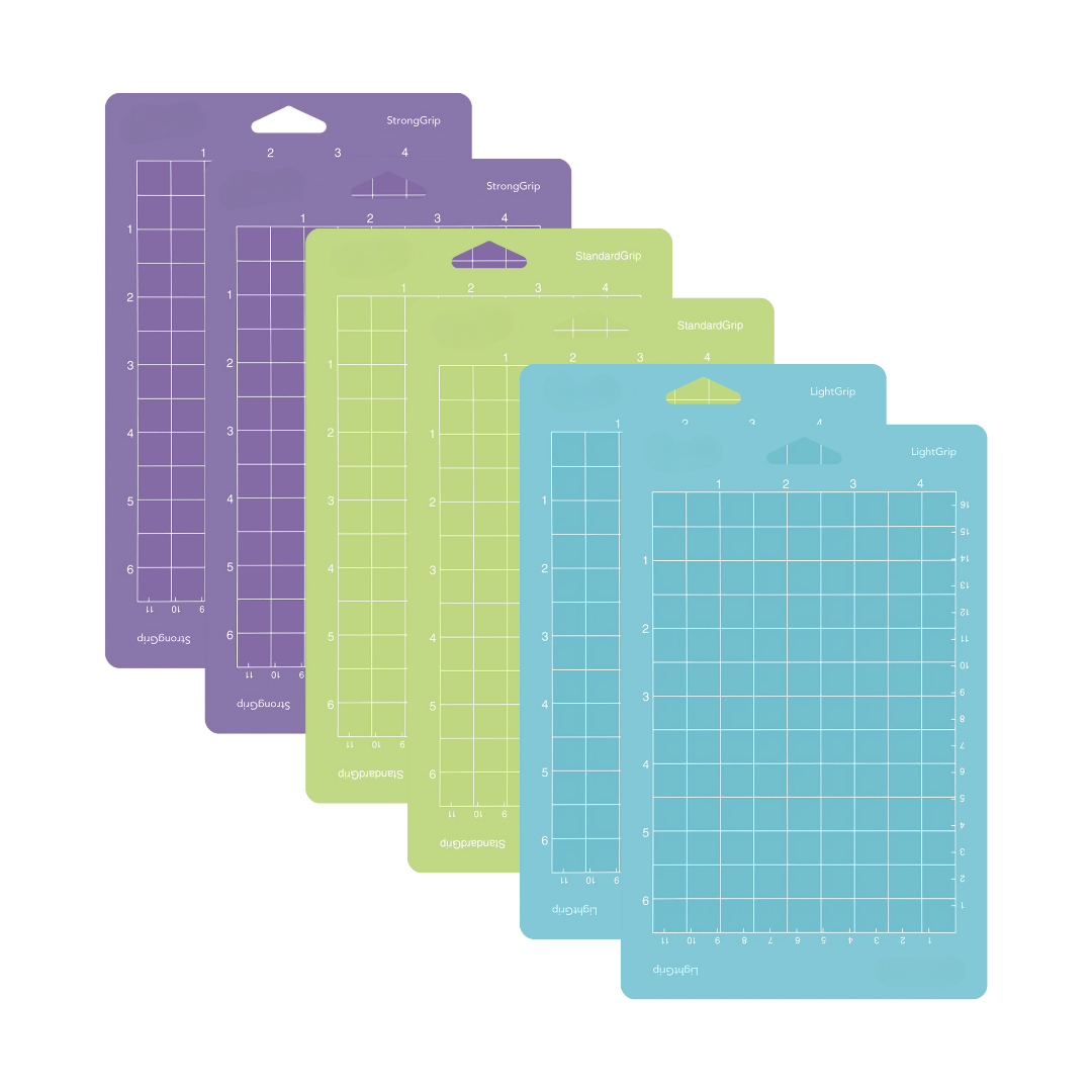 4.5" X 6.5" Adhesive Cutting Mats , 6 Pack Variety