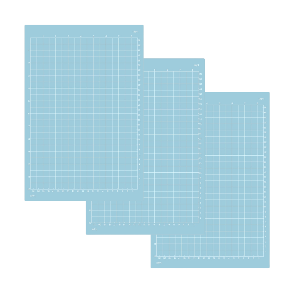 8.5" x 12"  Light Grip Adhesive Cutting Mat , 3 Pack
