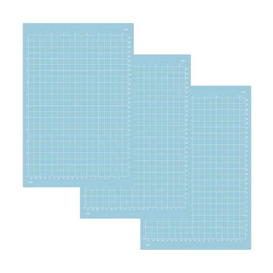 8.5" x 12"  Light Grip Adhesive Cutting Mat , 3 Pack