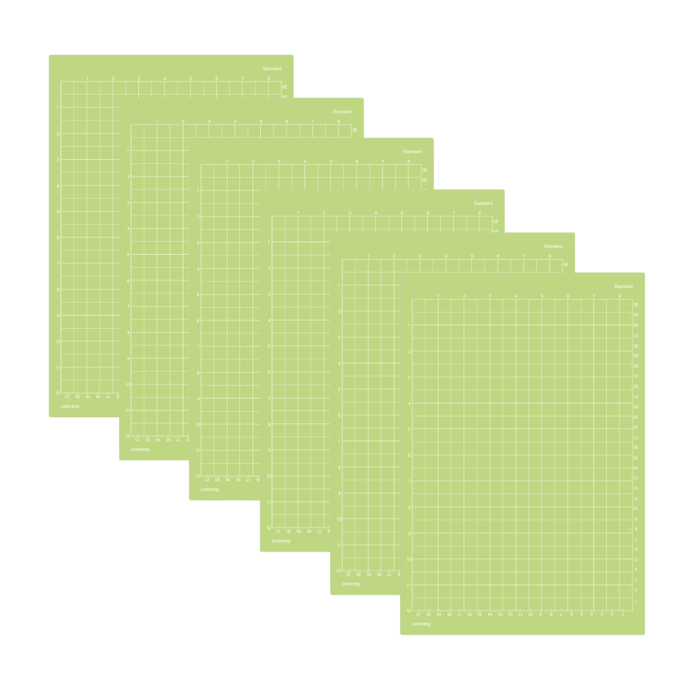 8.5" x 12" Standard Grip Adhesive Cutting Mat , 6 Pack