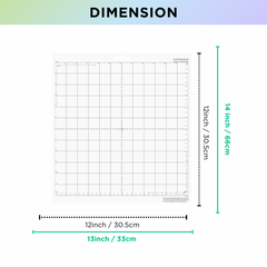 12" X 12"  Standard Grip Adhesive Cutting Mats For Silhouette Cameo 4 3 2 1 , 1 Pack