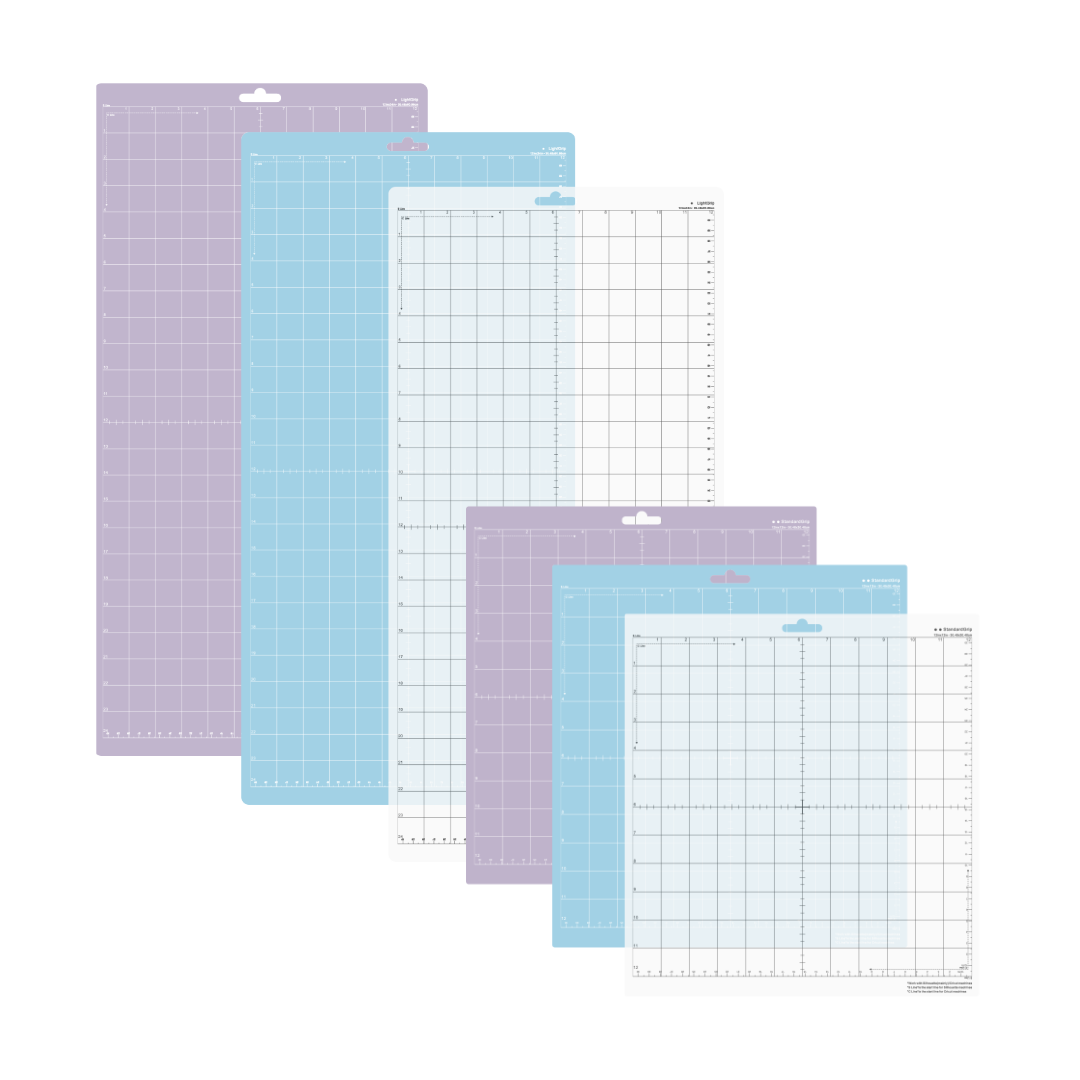 12" X 12"  12" X 24"Adhesive Cutting Mats For Silhouette Cameo 4 3 2 1 , Variety 6 Pack