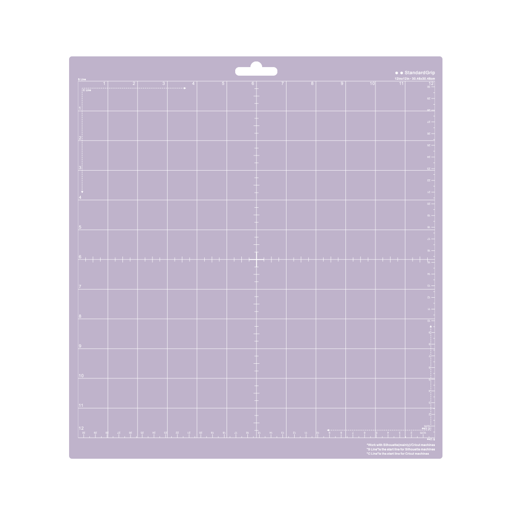 12" X 12" Strong Grip Adhesive Cutting Mats For Silhouette Cameo 4 3 2 1 ,  1 Pack