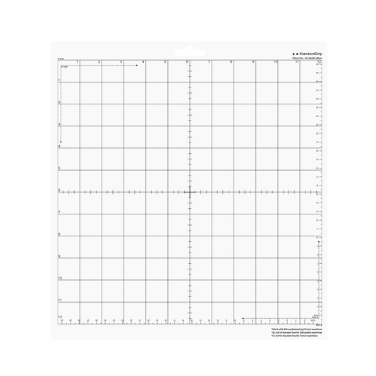 12" X 12"  Standard Grip Adhesive Cutting Mats For Silhouette Cameo 4 3 2 1 , 1 Pack